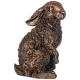 Фигурка декоративная заяц большой высота=36см цвет:бронза - Lefard