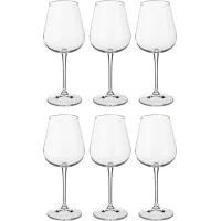 Набор бокалов для вина из 6 шт. amundsen/ardea 450 мл высота=23 см  - Crystal Bohemia