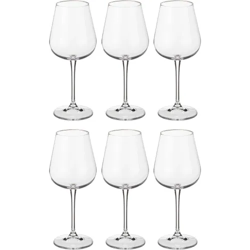 Набор бокалов для вина из 6 шт. amundsen/ardea 450 мл высота=23 см - Crystal Bohemia