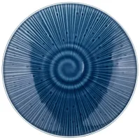 Тарелка закусочная Mirage 22 см синяя - Bronco, 2 штуки