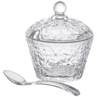 Сахарница N'ICE с пластик. ложкой 250 мл 10*11,2 см - Lefard