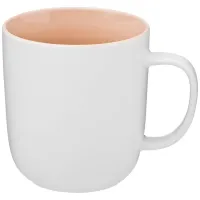 Фарфоровая кружка Velour 400 мл внутри кремовая глазурь, 4 штуки – Bronco