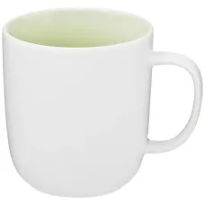 Фарфоровая кружка Velour 400 мл внутри мятная глазурь, 4 штуки – Bronco