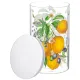 Емкость для сыпучих продуктов прованс лимоны 1.2 л боросиликатное стекло 10*18 см - Agness