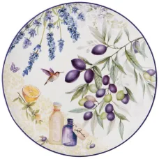 Набор тарелок обеденных прованс оливки 2 предмета 25.5 см - Lefard
