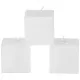 Набор свечей стеариновых ароматизированных белых 3шт. (1шт.- 5,5*5,5 см) - Bronco