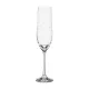 Набор бокалов для шампанского из 6 шт. виола микс 190 мл высота=24 см - Bohemia Crystal