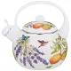 Чайник эмалированный со свистком, серия Прованс Лимоны 2.2 л индукционное дно – Agness