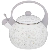 Чайник эмалированный со свистком, серия Вивьен 2.2 л индукционное дно – Agness
