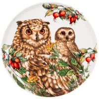 Тарелка закусочная Лесная сказка Сова 20 см – Lefard