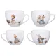 Фарфоровый чайный набор на 4 персоны, 8 пр. Rabbits Family, 250 мл – Lefard