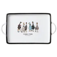 Блюдо с ручками Family Farm прямоуг. 35,5*20*4 см – Lefard