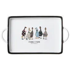Блюдо с ручками Family Farm прямоуг. 35,5*20*4 см – Lefard
