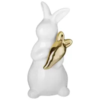 Фигурка кролик с морковкой 6.3*6.3*12.1 см – Lefard