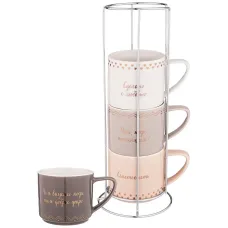 Фарфоровая кружка Modern Lines 320 мл 4 штуки – Lefard