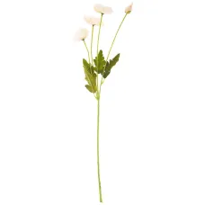 Цветок искусственный мак кремовый 60 см - Lefard