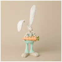 Фигурка декоративная Кролик 11x8x29.5 см – Lefard
