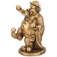 Фигурка декоративная клоун с шарами н-23см,l-17см,w-17 см цвет: бронза с позолотой - Lefard