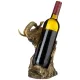 Подставка под бутылку слон 14*26 см цвет: бронза с позолотой