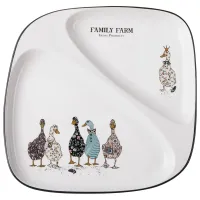 Тарелка обеденная Family Farm 2 секции 26*2,5 см – Lefard