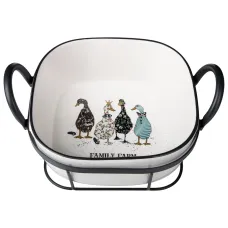 Форма на металлической подставке Family Farm 26,5*21*12,5 cm 2.1 л - Lefard