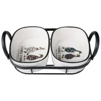 Набор форм на металлической подставке Family Farm 2 штуки 28,5*16*8,5 см 500 мл – Lefard