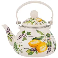 Чайник эмалированный со съемным фильтром из нжс, серия Секретные ингредиенты 1.3 л – Agness