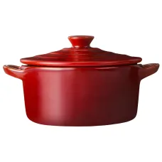 Горшочек для запекания Reactive Red 18,5*14,5*6,5/10 см 600 мл - Agness