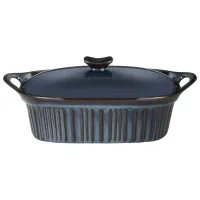 Форма для запекания с крышкой Reactive Blue 33*23*9,5/13 см 2 л - Agness