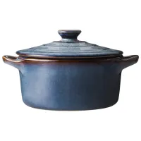 Горшочек для запекания Reactive Blue 18,5*14,5*6,5/10 см 600 мл - Agness