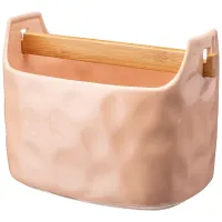 Подставка под кухонные принадлежности Meadow 21.5*13.5*16.5 см пудровый – Bronco