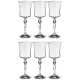 Набор бокалов для вина из 6 штук grace 250 мл - Bohemia Crystal