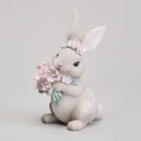 Фигурка декоративная Кролик 9х9,5х16 см - Lefard