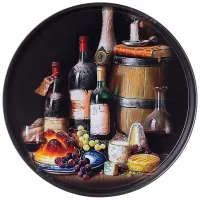 Поднос сервировочный Винный Погребок 33*2,1 см – Agness