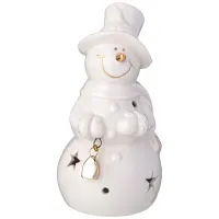 Фигурка снеговик с LED-подсветкой 6,3*6,1*12 см - Lefard
