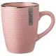Керамическая кружка 320 мл коллекция ностальжи цвет: розовый сахар 6 штук - Lefard