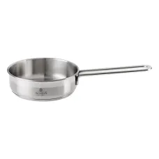 Сковорода professional 16х5 см, 900 мл высококачественная нерж сталь 18/10 индукционное дно - Agness