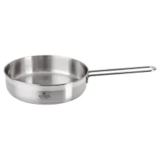 Сковорода professional 24х6 см, 2.6 л высококачественная нерж сталь 18/10 индукционное дно - Agness