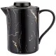 Фарфоровый чайный набор на 4 перcоны 5 предметов fantasy черный - Lefard