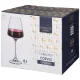 Набор бокалов для вина из 6 штук серия naomi 360 мл цвет: лазурит