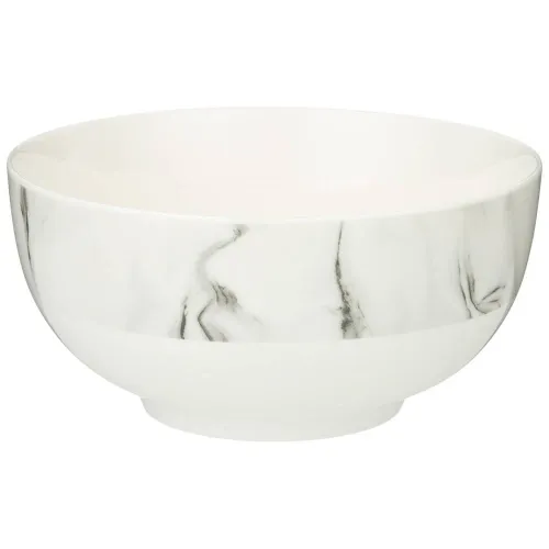 Тарелка суповая bianco marble 14*6.8 см 600 мл - Lefard