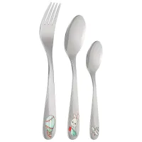 Набор детских столовых приборов 3 предмета мой зайчик - Lefard