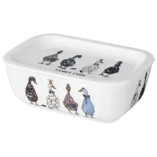 Блюдо с крышкой family farm прямоуг. 16,5*11,5*6 см 490 мл - Lefard