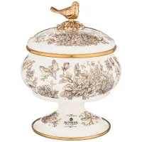 Сахарница эмалированная на ножке 850 мл – Agness