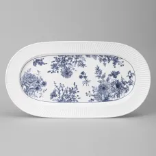 Блюдо овальное royal blue 35,5*19*2,5 см - Lefard