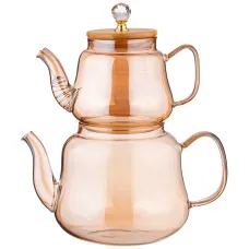 Набор чайников amber 630/1500 мл цвет: янтарный - Agness