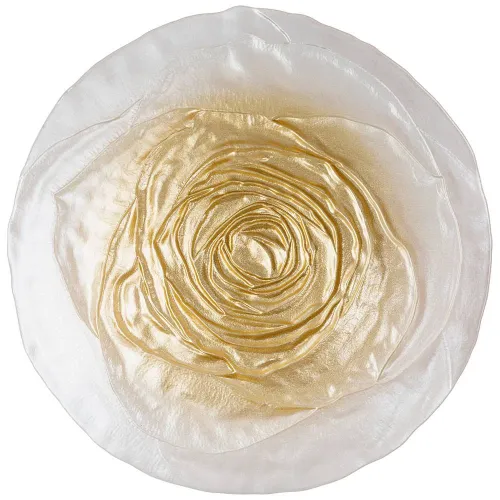 Тарелка antique rose white 28 см - АКСАМ