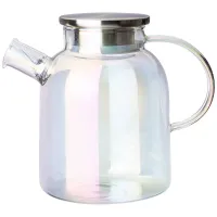 Стеклянный заварочный чайник rainbow 1.7 л цвет: радужный - Agness