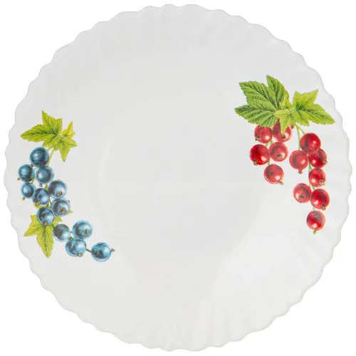 Тарелка десертная berry mood 20 см - Agness 6 штук