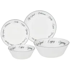 Набор столовый 19 предметов Bon Appetit: 24 см/21,5 см/15 см/19 см – Agness